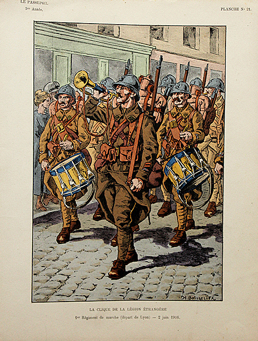 Clique de la Légion Etrangère 1916