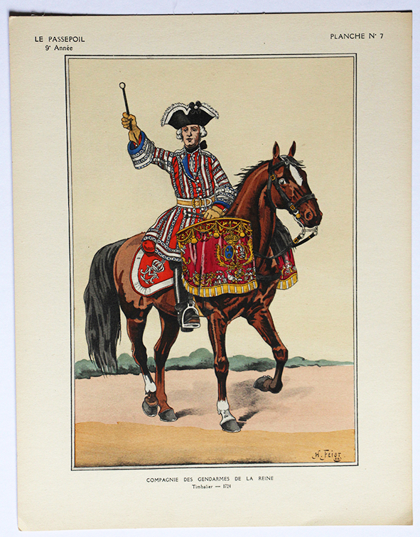 Gendarmes de la Reine 1724