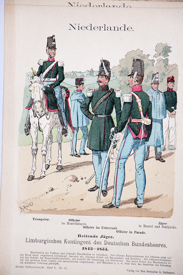 Niederlande 1843-1855 - Uniformenkunde - Richard Knötel - V - Planche 23