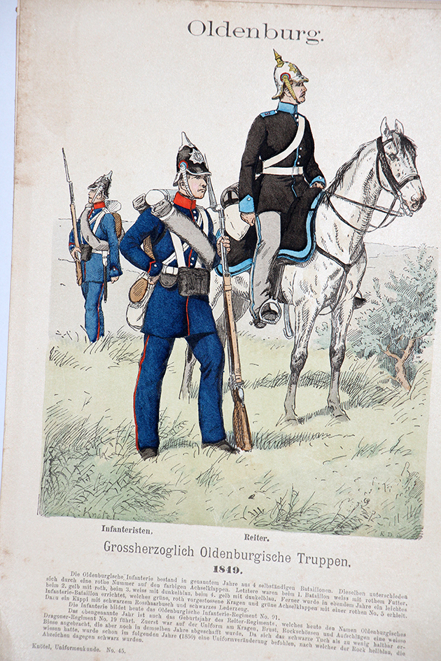 Oesterreich-Ungarn 1866 - Uniformenkunde - Richard Knötel - I - Planche 45