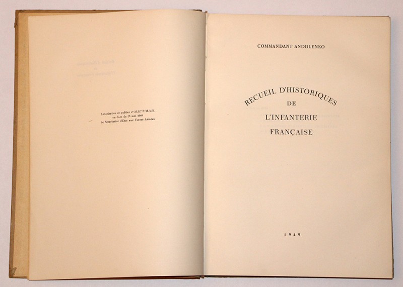 Livre Armée Française