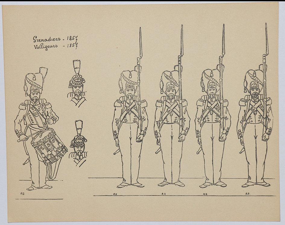 Grenadiers et voltigeurs de la Garde Second Empire