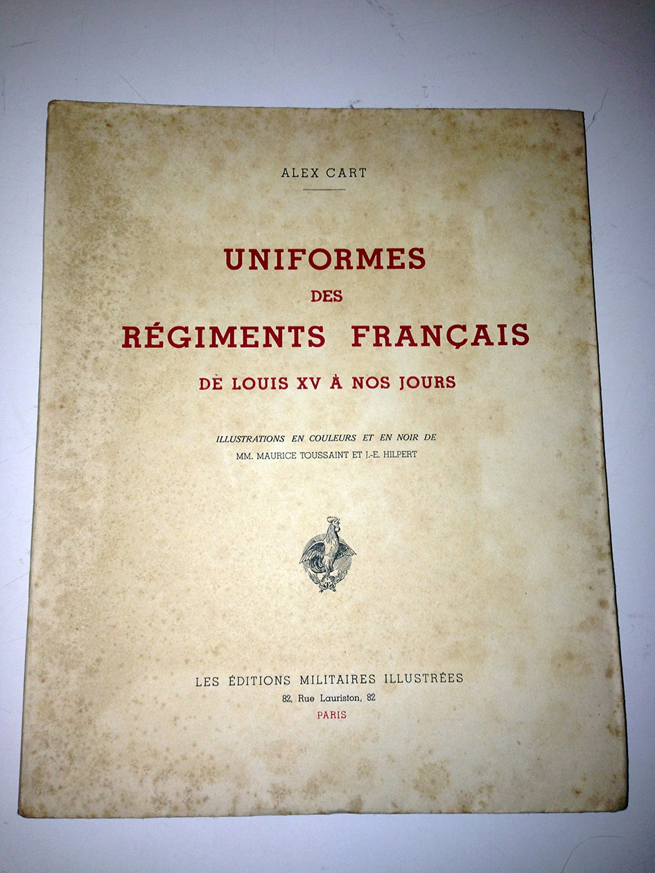 Livre sur les uniformes des régiments français