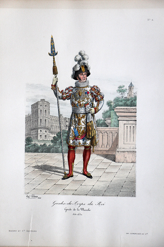 Gardes du Corps du Roi - Garde de la Manche 1814/1830 - Histoire de la Maison Militaires du Roi 1814/1830 - Eugène Titeux