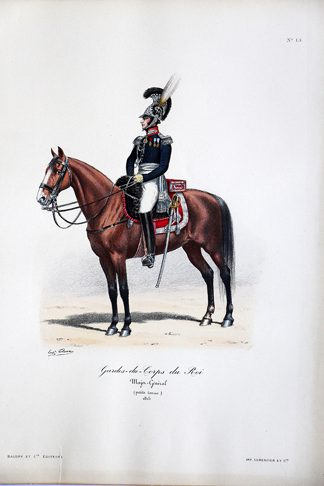 Gardes du Corps du Roi - Major Général 1815- Histoire de la Maison Militaires du Roi 1814/1830 - Eugène Titeux