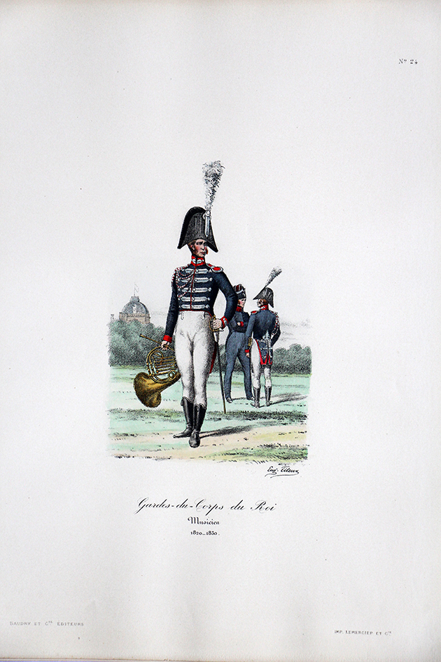 Gardes du Corps du Roi - Musicien - Histoire de la Maison Militaires du Roi 1814/1830 - Eugène Titeux