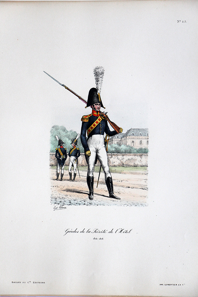 Gardes de la Prévoté de l'Hotel -1814/1816 - Histoire de la Maison Militaires du Roi 1814/1830 - Eugène Titeux