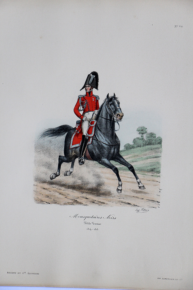Mousquetaires Noirs - Petit Tenue 1814/1815 - Histoire de la Maison Militaires du Roi 1814/1830 - Eugène Titeux