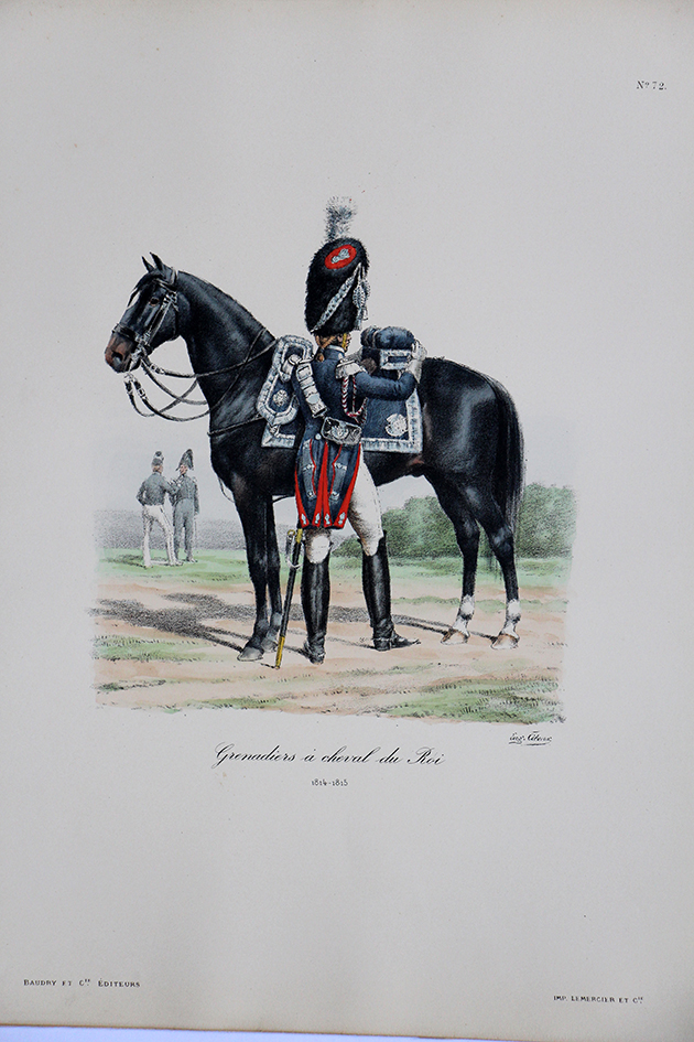 Grenadiers a Cheval du Roi - 1814/1815 - Histoire de la Maison Militaires du Roi 1814/1830 - Eugène Titeux