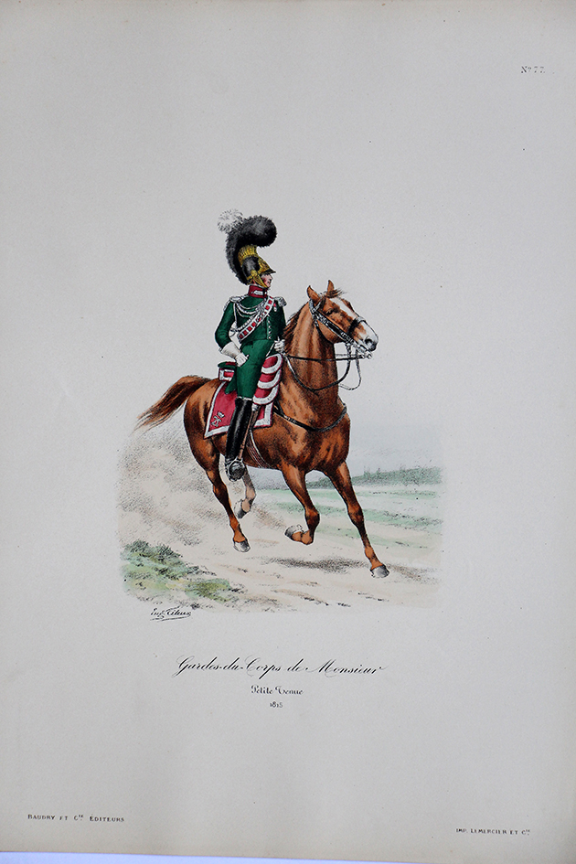 Garde du Corps de Monsieur - Petite Tenue 1815 - Histoire de la Maison Militaires du Roi 1814/1830 - Eugène Titeux