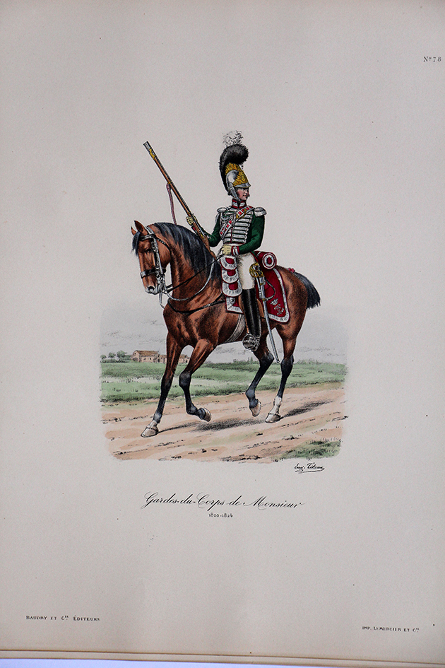 Garde du Corps de Monsieur - 1820/1824 - Histoire de la Maison Militaires du Roi 1814/1830 - Eugène Titeux