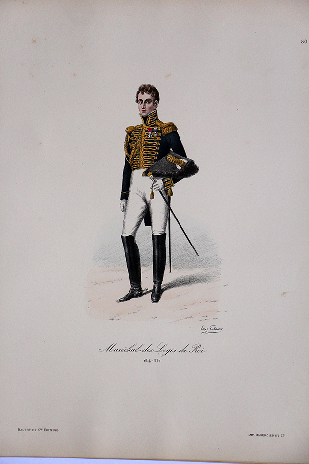 Garde du Corps de Monsieur - Maréchal des Logis du Roi 1814/1830 - Histoire de la Maison Militaires du Roi 1814/1830 - Eugène Titeux