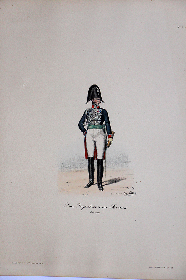 Garde du Corps de Monsieur - Sous inspecteur aux Revues 1814/1817 - Histoire de la Maison Militaires du Roi 1814/1830 - Eugène Titeux
