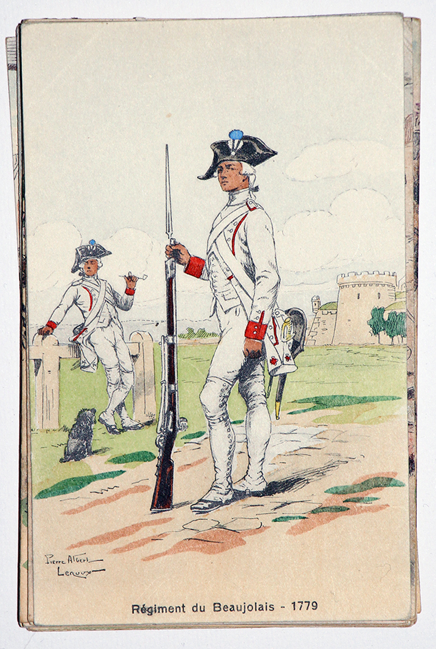 Régiment du Beaujolais - 1779 - Pierre Albert Leroux