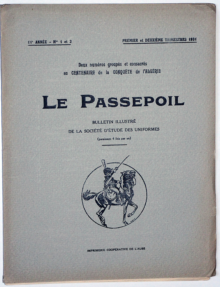 Le passepoil année 1931/1/2 - Bucquoy - Uniformes Armée Française