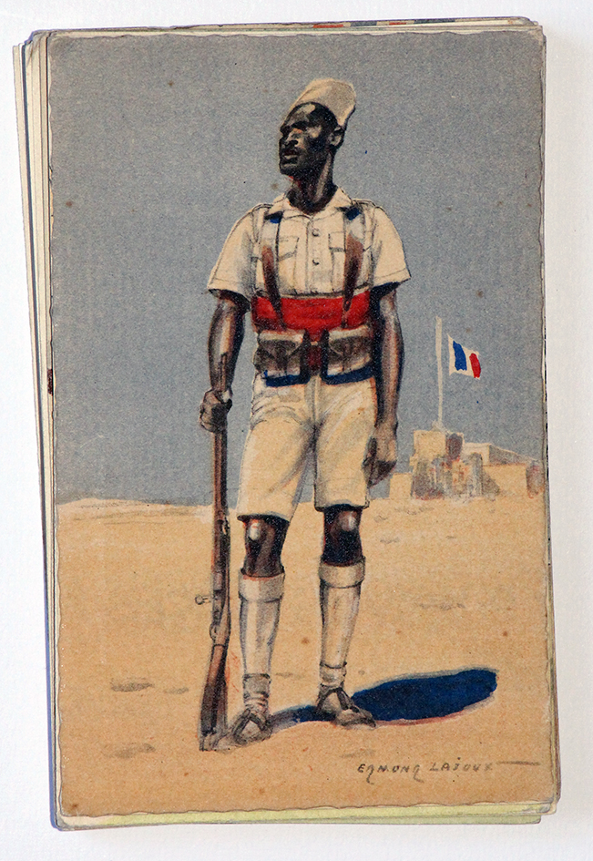 Armée Française de la libération Tirailleur Sénégalais 1945 - Edmond Lajoux