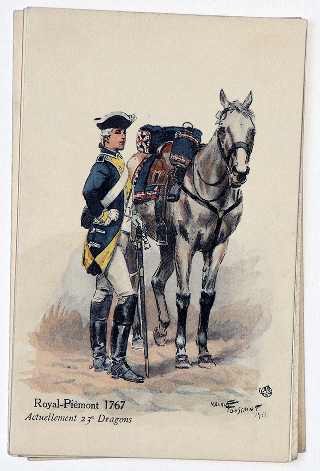 Cavalerie Royal Piemont 1767 - Maurice Toussaint