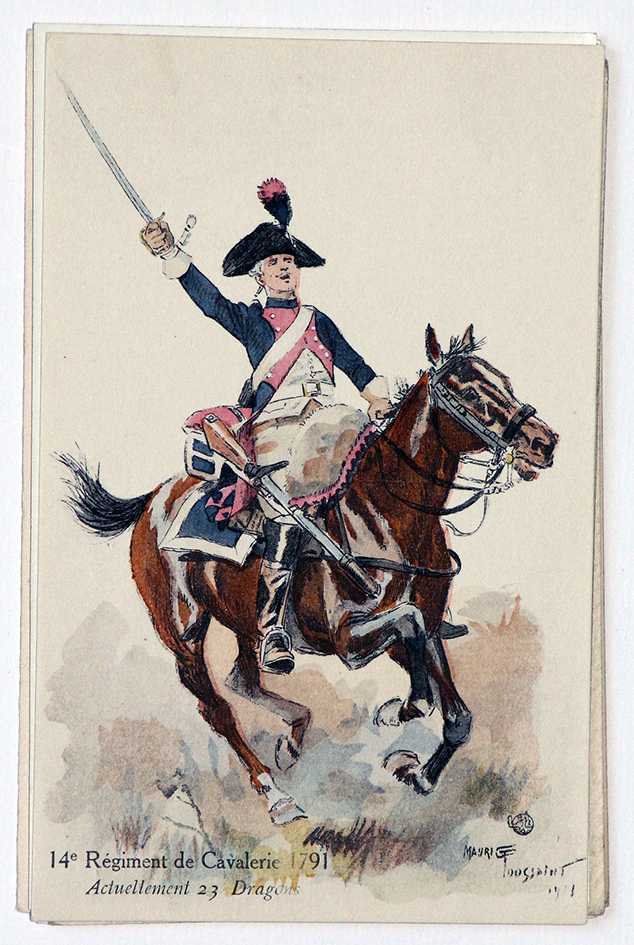 Cavalerie 14 Régiment 1791- Maurice Toussaint