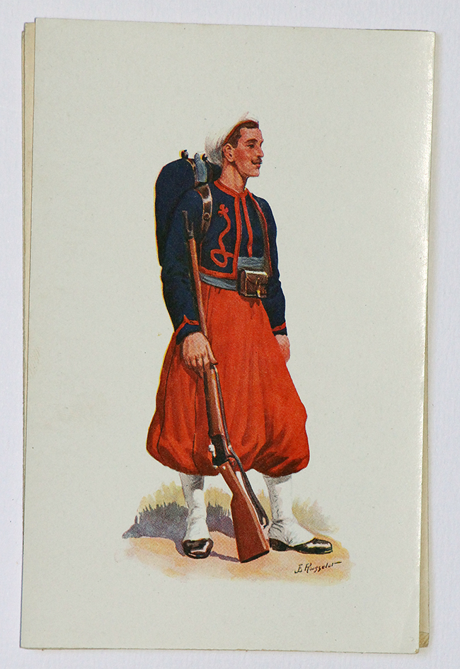 Zouaves 1900 Officier et Soldat - Musée Maréchal Franchet d'Esperey Alger - Lucien Rousselot
