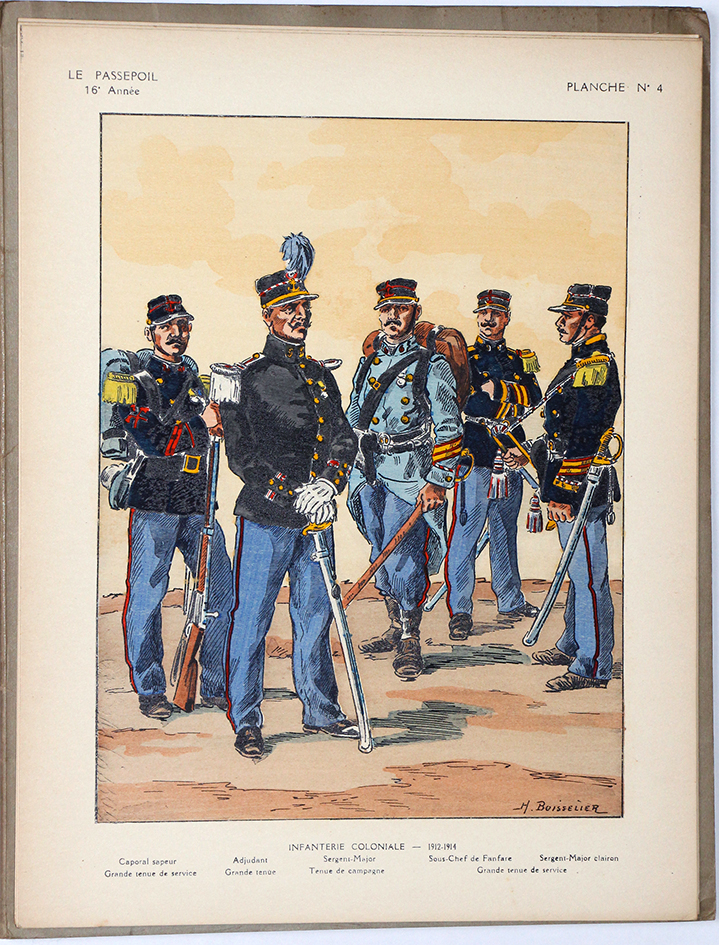 Le passepoil année 1936/1 - Bucquoy - Uniformes Armée Française