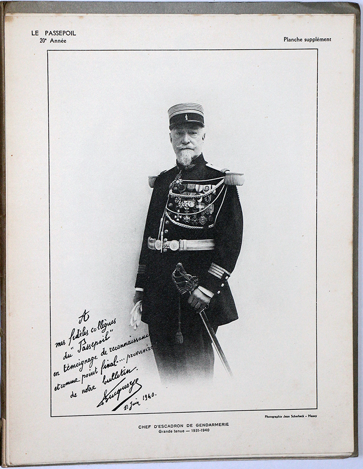 Le passepoil année 1940/3/4 - Bucquoy - Uniformes Armée Française