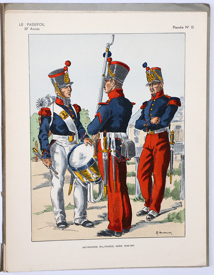Le passepoil année 1940/3/4 - Bucquoy - Uniformes Armée Française