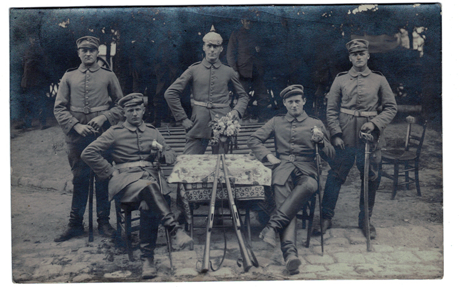 Carte photo Soldat Allemand Cavalier 1914/1918