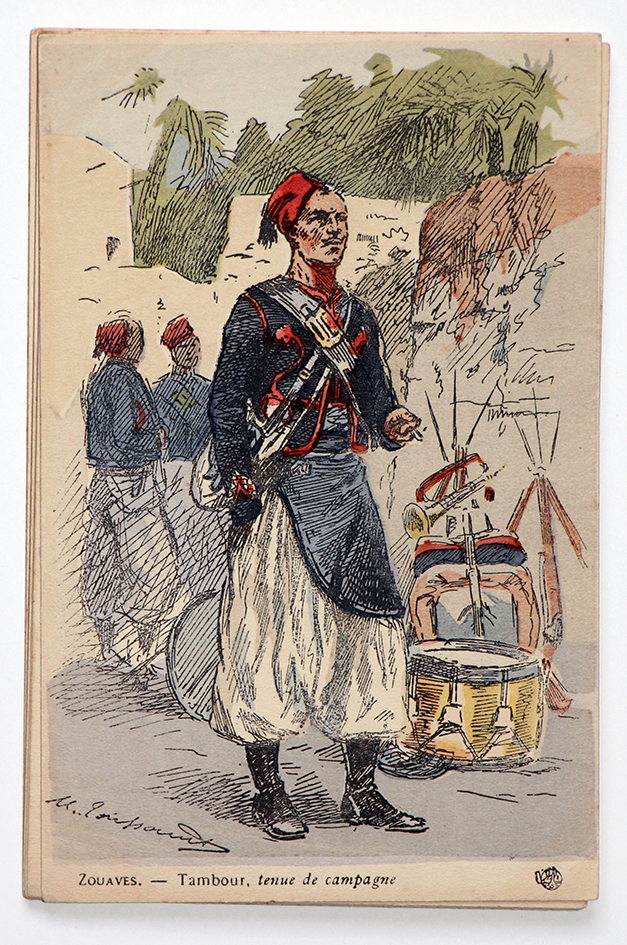 Zouaves 1900 Tambour tenue de campagne - Uniformes - Maurice Toussaint