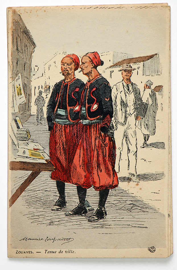 Zouaves - Tenue de ville - Uniformes - Maurice Toussaint