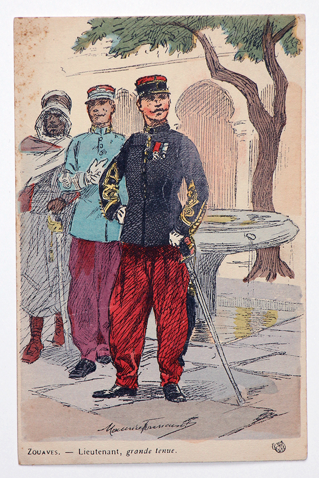 Zouaves Lieutenant grande tenue - Uniformes - Maurice Toussaint