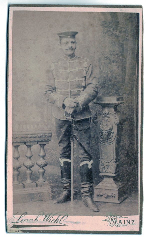 CDV Soldat Prussien 1895 - Hussard Mainz