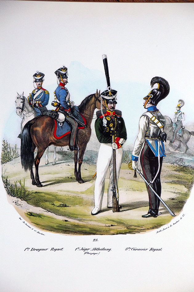 Lot de 27 planches Heere der Vergangenheit - Olmes - Uniforme - Armée Prussienne