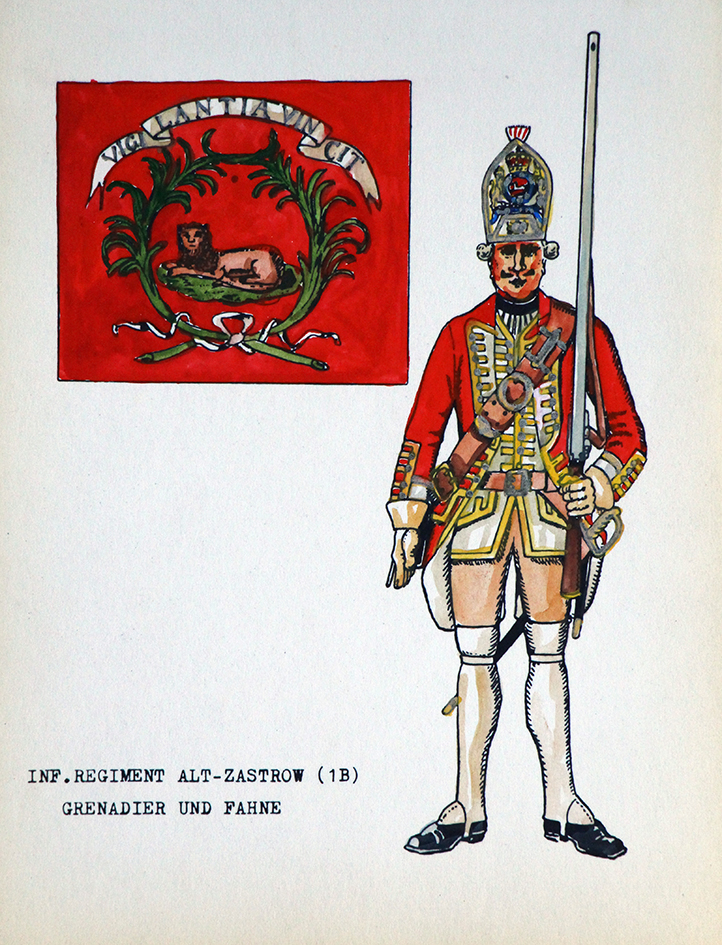 Lot de 14 planches Hannovre - Uniforme - Drapeau - Edition 1960