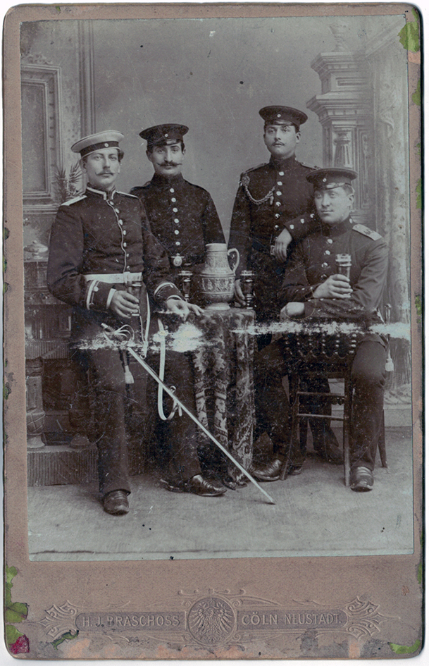 Carte photo Soldat Allemand Cavalier - Cöln-Neustadt