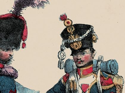 Eugène Lami et la collection des uniformes des armées Française 1789-1824. La gloire illustrée.