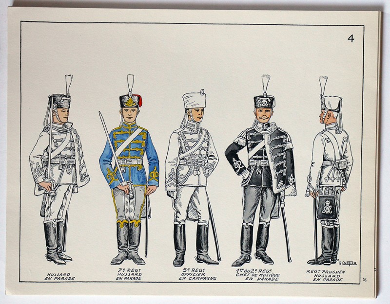 Société des Collectionneurs de Figurines Historiques - 1960 - Les Hussards Allemands en 1914 - G.cartier