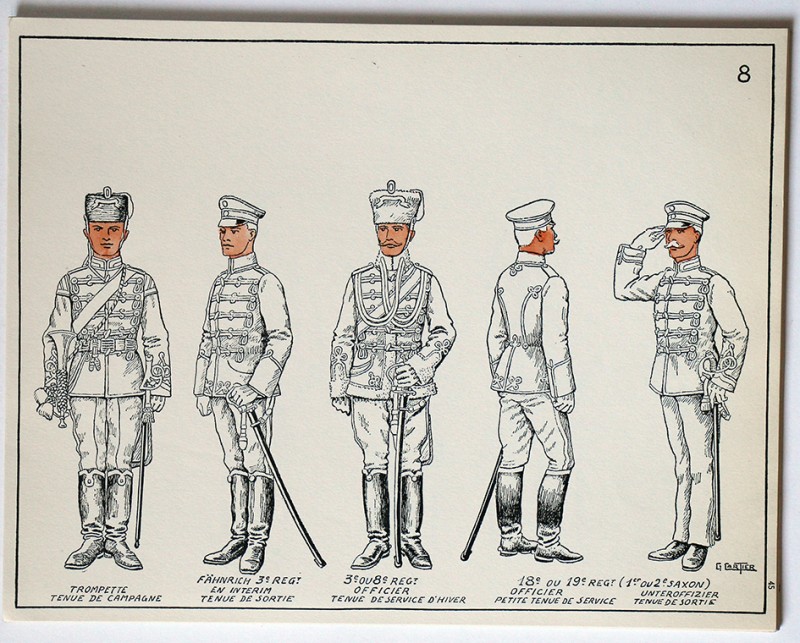 Société des Collectionneurs de Figurines Historiques - 1960 - Les Hussards Allemands en 1914 - G.cartier