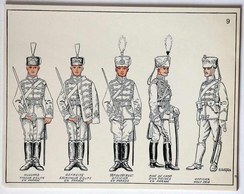 Société des Collectionneurs de Figurines Historiques - 1960 - Les Hussards Allemands en 1914 - G.cartier