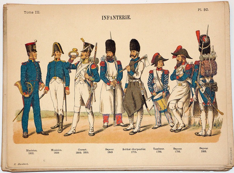 Infanterie Généralités Uniforme 1772-1822