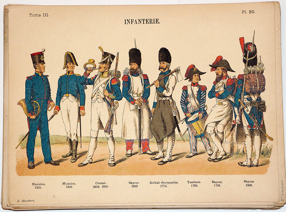 Infanterie Généralités Uniforme 1772-1822