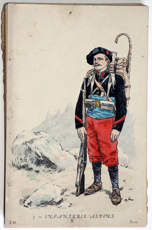 Uniforme Infanterie Alpine 1880 - Kauffmann