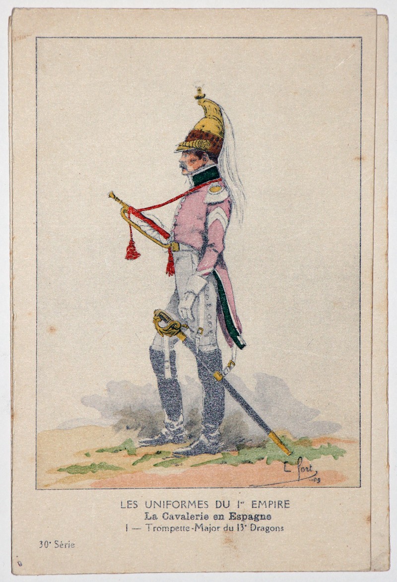 Carte Bucquoy - Les Uniformes du 1er Empire - Série 30 - Carte 1