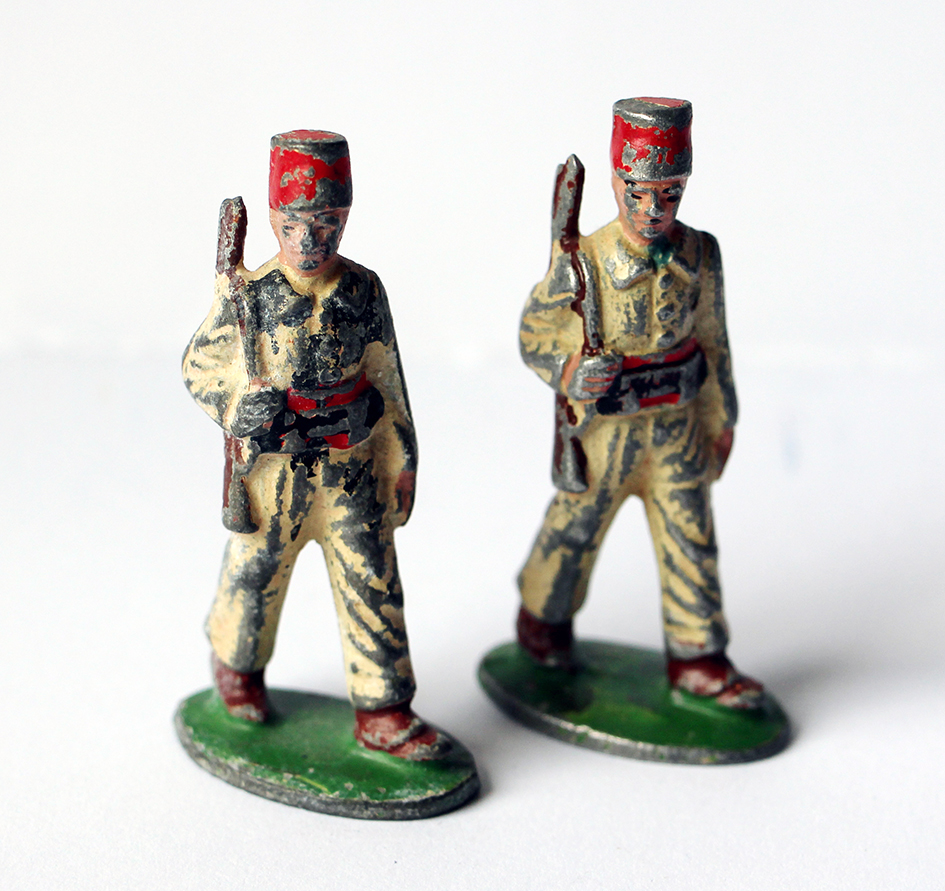 Figurines Quiralu ancienne infanterie tunisie 1940