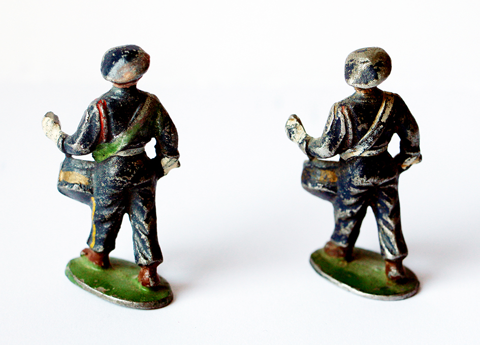 Figurines Quiralu ancienne chasseur à pied France 1940 tambour