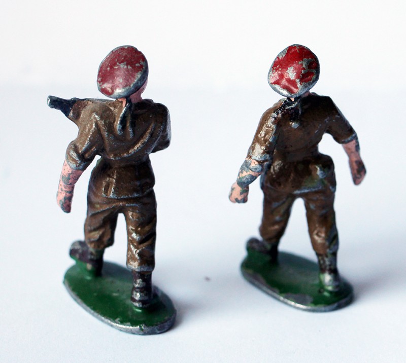 Figurines Quiralu ancienne parachutistes France 1950 Indochine