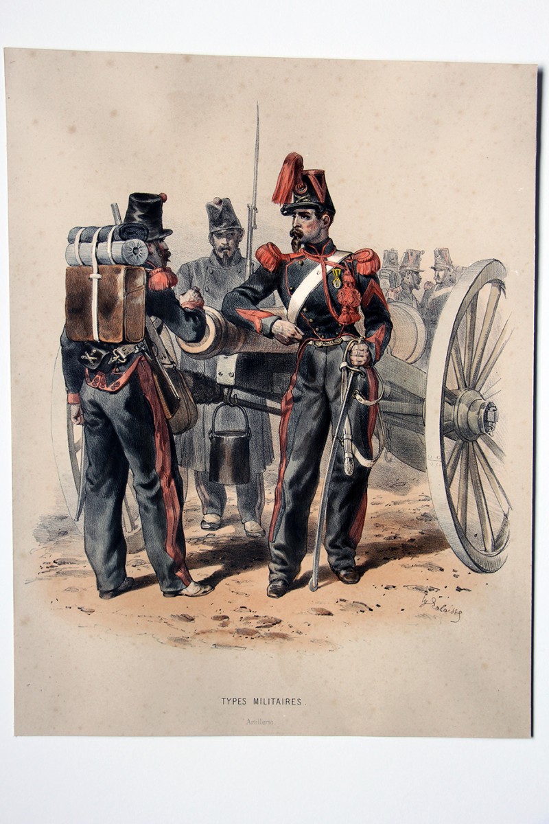 Uniforme Second Empire Artillerie - François Hippolyte Lalaisse