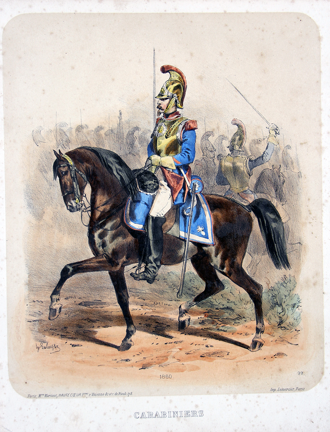Uniforme Second Empire Carabinier - François Hippolyte Lalaisse (Copier)
