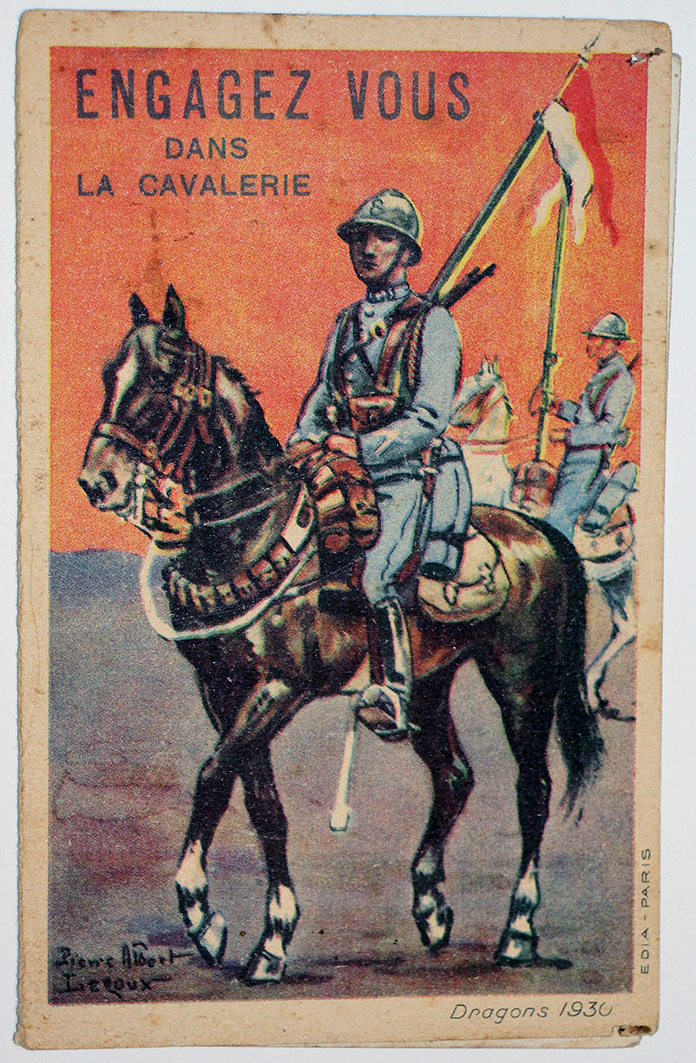 Carte postale engagement - Armée Française - 1930 - Leroux - Toussaint