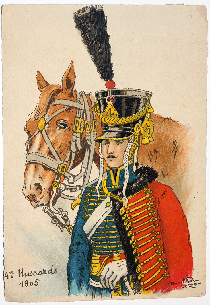 Armée Française - Hussards 4eme Régiment - 1805 - Pierre Albert Leroux