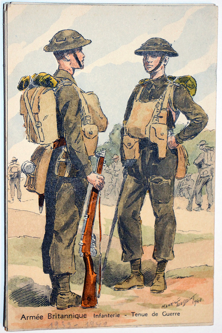 Armée Anglaise Infanterie - 1939 - Maurice Toussaint